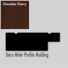 Strasser Woodenwork 83.401 - 2.25 X .75 X 72 Molding Deco Miter Choc Cherry