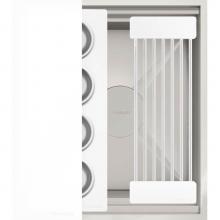 The Galley IBS-18-C-TT-WH - Ideal ThinTop™ BarStation® 18 with Three Tool Bar Kit in Designer White Resin