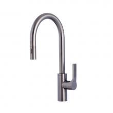 The Galley IBT-D-GSS-HF - Ideal BarTap High-Flow in PVD Gun Metal Gray  Stainless Steel