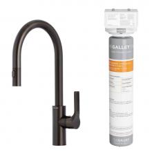 The Galley IBTF-D-BSS-EF - Ideal BarTap Eco-Flow in PVD Satin Black Stainless Steel and Water Filtration System