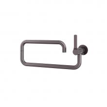 The Galley IPT-D-GSS - Ideal Pot Filler Tap in PVD Gun Metal Gray  Stainless Steel