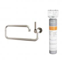 The Galley IPTF-D-PSS - Ideal Pot Filler Tap in Polished Stainless Steel and Water Filtration System