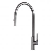 The Galley IWT-D-GSS-EF - Ideal Tap Eco-Flow in PVD Gun Metal Gray  Stainless Steel