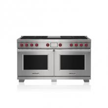 Wolf DF60650CG/S/P/LP - 60' Dual Fuel Range - 6 Burners, Infrared Charbroiler And Infrared Griddle - LP