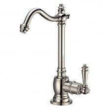 Whitehaus WHFH-C1006-PN - Point of Use Cold Water Drinking Faucet with Traditional Swivel Spout