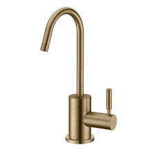 Whitehaus WHFH-C1010-AB - Point of Use Cold Water Drinking Faucet with Gooseneck Swivel Spout