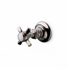 Waterworks 05-30080-51538 - Astoria Volume Control Valve Trim with Metal Hexagonal Cross Handle in Unlacquered Brass