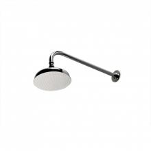 Waterworks 05-04681-09751 - Easton Classic Wall Mounted 8 Shower Rose, Arm and Flange in Chrome, 2.5gpm