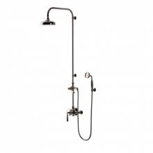 Waterworks 05-28188-32473 - Easton Classic Exposed Thermostatic System with 8 Shower Rose with Metal Lever Handle in Unlacquer