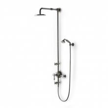 Waterworks 05-51243-20424 - Etoile Exposed Thermostatic System with 8'' Shower Rose and Handshower and White