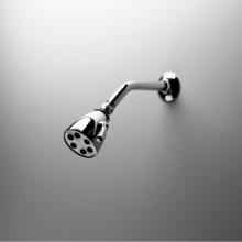 Waterworks 05-90824-15378 - Universal 2 3/4 Shower Head, Arm and Flange with Adjustable Spray in Matte Nickel, 2.0gpm