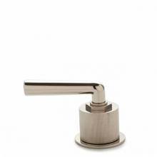 Waterworks 07-34237-06944 - Henry Gooseneck Three Hole Deck Mounted Lavatory Faucet with Coin Edge Cylinders and Lever