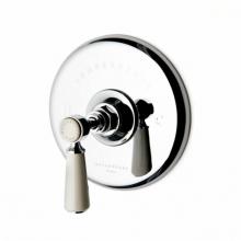 Waterworks 05-33329-90916 - Highgate Thermostatic Control Valve Trim with White Porcelain Lever Handle in