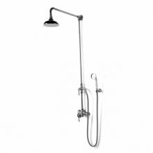 Waterworks 05-50191-87005 - Highgate Handshower with Diverter and White Porcelain Handle in