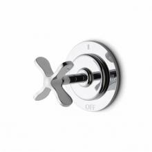 Waterworks 05-05141-27892 - Ludlow Three Way Diverter Valve Trim for Thermostatic with Roman Numerals and Metal Cross Handle