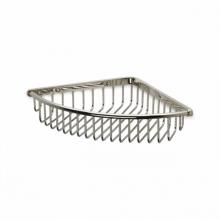 Waterworks 22-09472-04873 - Universal Wall Mounted Large Corner Soap Basket in