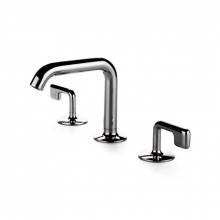 Waterworks 07-31891-14346 - .25 High Profile Three Hole Deck Mounted Lavatory Faucet with Metal Lever