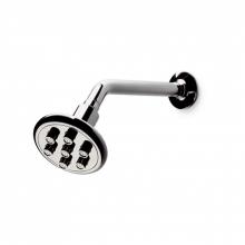 Waterworks 05-40037-64893 - .25 4 1/4 Shower Head, Arm and Flange with Fixed Spray in Nickel, 2.5gpm