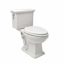 Waterworks 14-43239-88200 - Otis Two Piece High Efficiency Elongated Watercloset in Bright White with Slow Close Plastic Seat