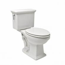 Waterworks 14-46530-31213 - Otis Two Piece High Efficiency Elongated Watercloset in Bright White with Molded Wood Seat and