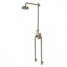 Waterworks 05-15944-84543 - R.W. Atlas Exposed Thermostatic System with 8'' Shower Rose, Arm and Metal Lever