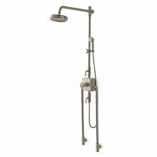 Waterworks 05-66837-53309 - R.W. Atlas Exposed Thermostatic System with 8'' Shower Rose, Arm, Handshower, Metal