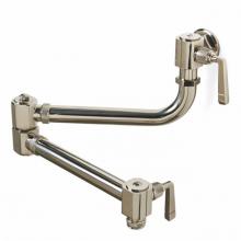 Waterworks 07-66043-80490 - R.W. Atlas Wall Mounted Articulated Pot Filler, Metal Lever Handles in Matte