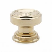 Waterworks 22-47994-63064 - R.W. Atlas 1 1/4'' Rosette Knob in Unlacquered