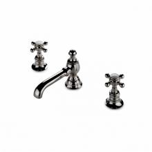 Waterworks 07-43682-77319 - Julia Low Profile Three Hole Deck Mounted Lavatory Faucet with Metal Cross Handles in