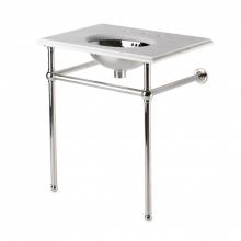 Waterworks 12-55574-30429 - Universal Metal Round Two Leg Single Washstand 28'' x 19 15/16'' x 31