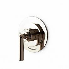 Waterworks 05-55315-23542 - Henry Pressure Balance Control Valve Trim with Metal Lever Handle in Burnished Brass