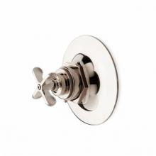 Waterworks 05-46274-66457 - Henry Thermostatic Control Valve Trim with Metal Cross Handle in Burnished Brass