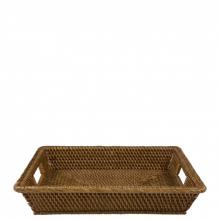 Waterworks 22-35521-53229 - Rattan Medium Rectangular Tray in Chestnut