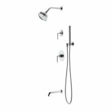 Waterworks 05-62945-70341 - Flyte Pressure Balance Shower Package with 5'' Shower Rose, Handshower, Tub Spout and