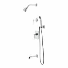 Waterworks 05-40515-21726 - Ludlow Pressure Balance Shower Package with 2 3/4'' Shower Head, Handshower, Tub Spout