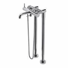 Waterworks 09-96997-34217 - Flyte Floor Mounted Exposed Tub Filler with Handshower and Metal Lever Handles in