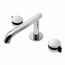 Waterworks 07-27303-59351 - DISPLAY ONLY Decibel Low Profile Three Hole Deck Mounted Lavatory Faucet with Metal Knob Handles