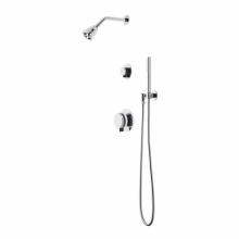 Waterworks 05-73649-02634 - Decibel Pressure Balance Shower Package with 2 3/4'' Head, Handshower and Diverter Knob