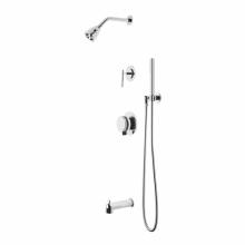 Waterworks 05-55126-61208 - Decibel Pressure Balance Shower Package with 2 3/4'' Head, Handshower, Tub Spout and