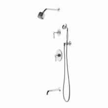 Waterworks 05-38054-15645 - Highgate Pressure Balance Shower Package with 3 1/4'' Shower Head, Handshower, Tub