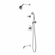 Waterworks 05-08857-01971 - Roadster Pressure Balance Shower Package with 3 1/4'' Shower Head, Handshower, Tub