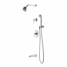 Waterworks 05-00199-34239 - Transit Pressure Balance Shower Package with 3 1/4'' Shower Head, Handshower, Tub Spout