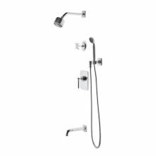 Waterworks 05-44361-58646 - Ludlow Pressure Balance Shower Package with 3 1/4'' Shower Head, Handshower, Tub Spout