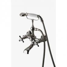 Waterworks 09-70850-35624 - Astoria Exposed Tub Filler with 1.75gpm Handshower and Metal Cross Diverter in Chrome