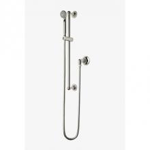 Waterworks 05-18742-88856 - Dash Handshower on Bar in Burnished Nickel, 2.5gpm