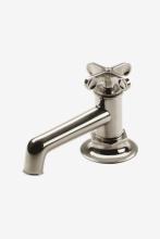 Waterworks 07-38064-31002 - Henry Low Profile One Hole Deck Mounted Lavatory Faucet with Metal Cross Handle in