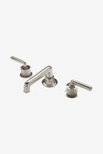 Waterworks 07-31612-94565 - Henry Low Profile Three Hole Deck Mounted Lavatory Faucet with Coin Edge Cylinders and Lever