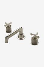 Waterworks 07-21297-73750 - Henry Low Profile Three Hole Deck Mounted Lavatory Faucet with Coin Edge Cylinders and Metal