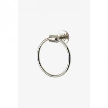 Waterworks 22-21525-63444 - Henry 6 1/2'' Wall Mounted Towel Ring in Nickel