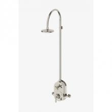 Waterworks 05-89240-77569 - COMPONENT ONLY Henry Exposed Thermostatic Shower System with Metal Lever and Cross Handle in